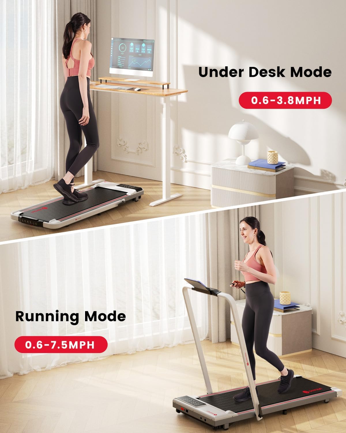 DeerRun 3 in 1 Under Desk Treadmill Review